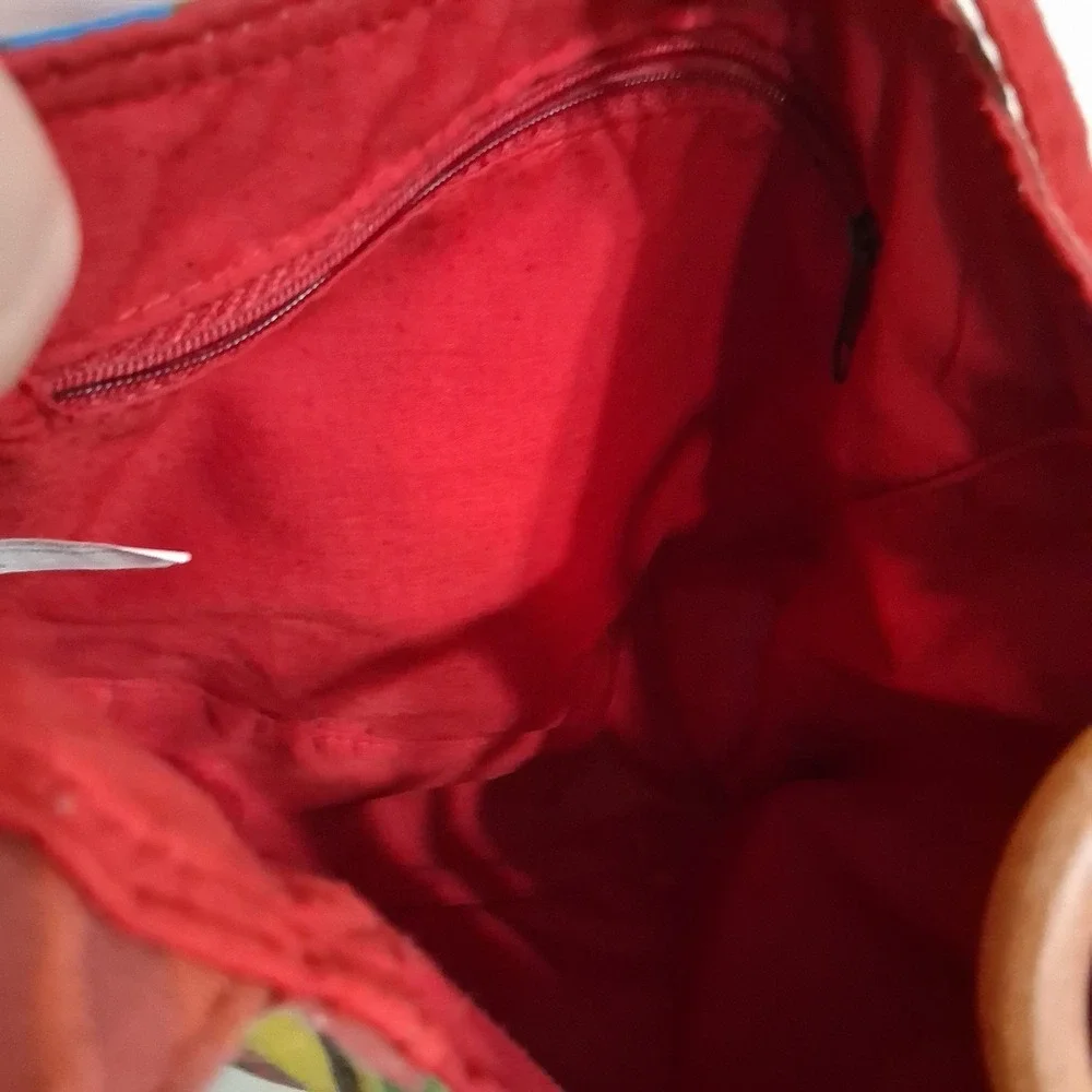 Rainbow Hippie Festival Small Bag‎ Purse EUC